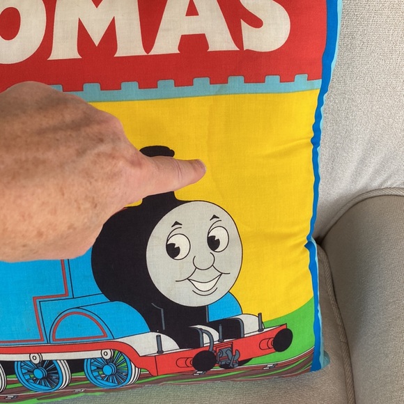 Mattel Thomas The Train Reversible to 2 Different Images Custom Made 16” Pillow - Picture 9 of 9